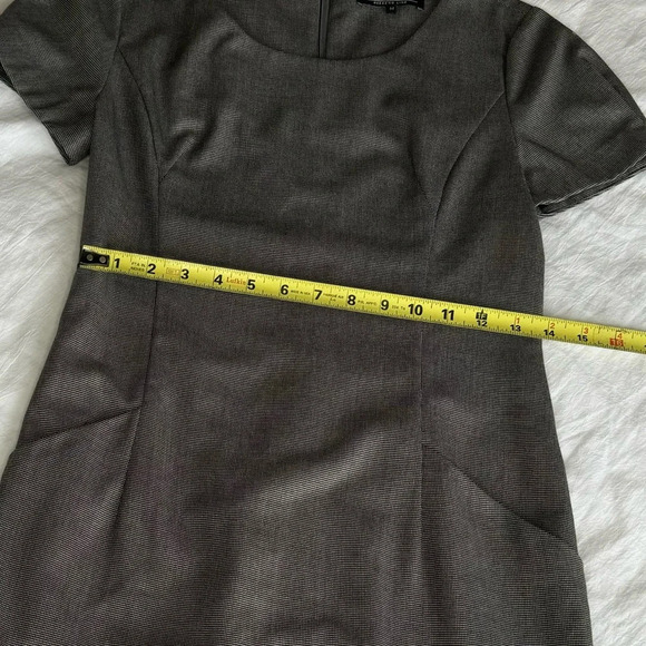 Weekend Max Mara Womens black white Sheath Short Sleeve Back Zipper size medium - Picture 5 of 12